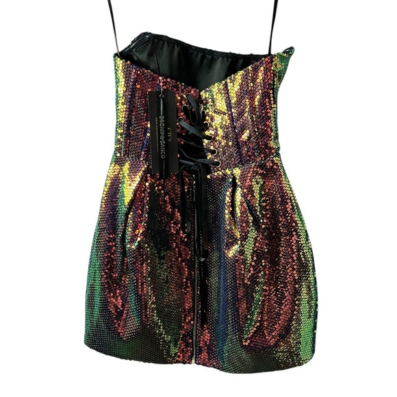 NWT Bronx & Banco Maraya Sequin Corset Mini Dress - Picture 11 of 15